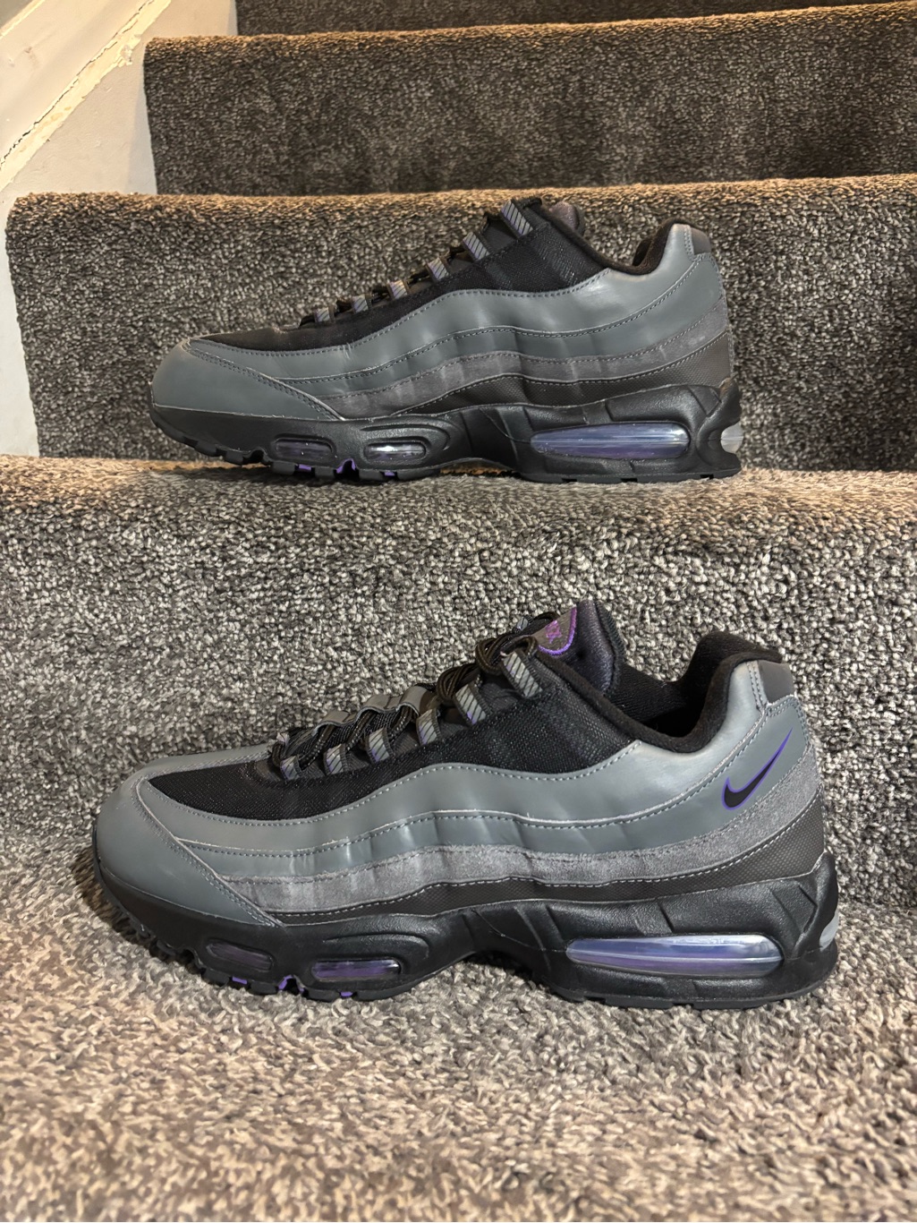 Nike Air Max 95 Og “Big Bubble” Grape Men’s Authentic Like New And Cleaned